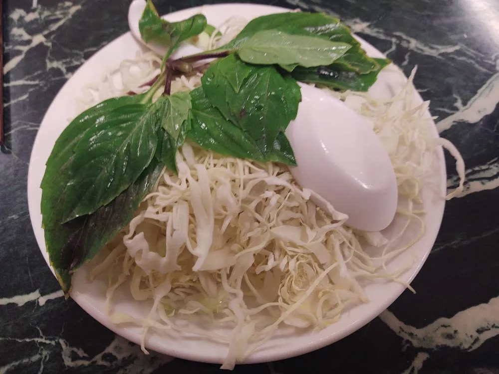 Basil and Bean Sprouts