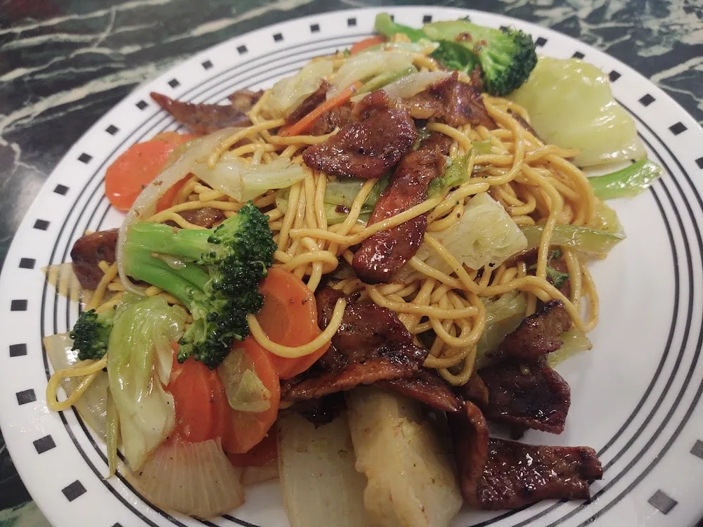 BBQ Pork Yakisoba Noodles