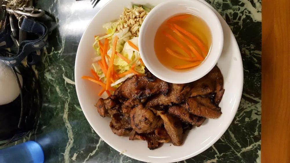 Grilled Pork Rice Vermicelli Bowl
