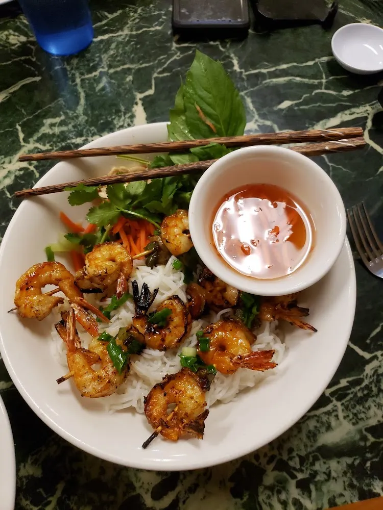 Tom Nuong with Fish Ssuce